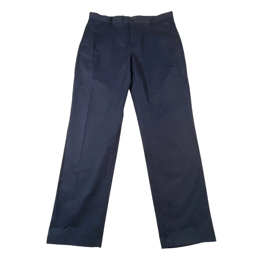 Charles Tyrwhitt Mens Navy Slim Fit Lightweight Trouser Pants 36W 30L TRT0409NAV - Picture 1 of 11